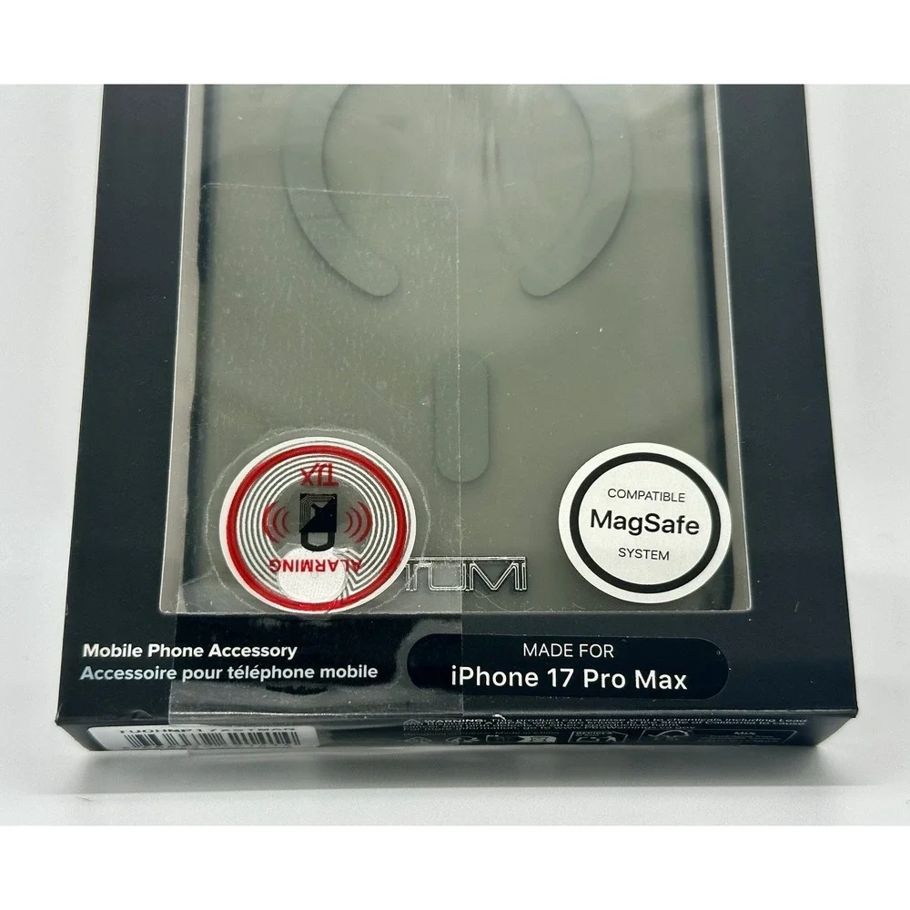 TUMI iPhone 17 Pro Max MagSafe Protective Case Green Clear Slim Cover New